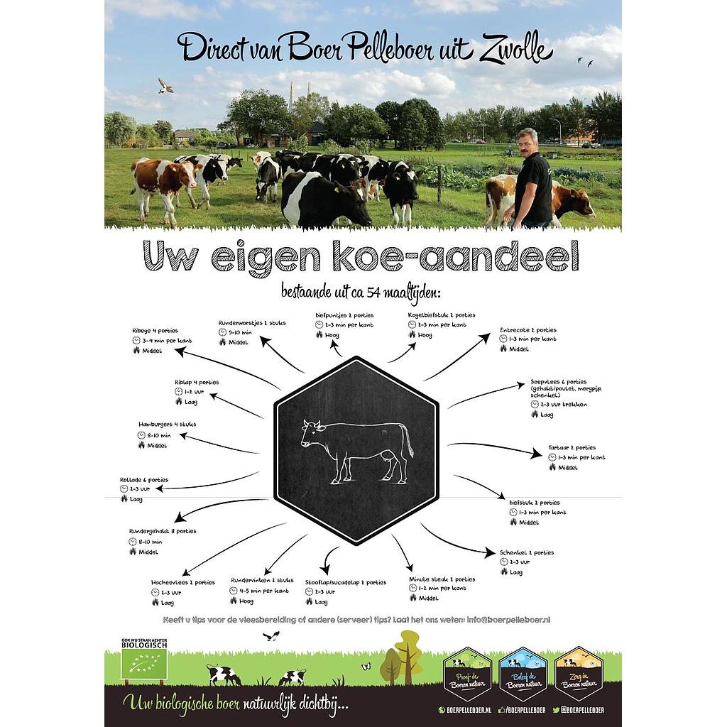 Koe-Aandeel - biologisch